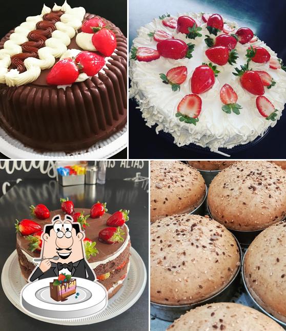Bolo de chocolate em Dona Benta Padaria e Confeitaria