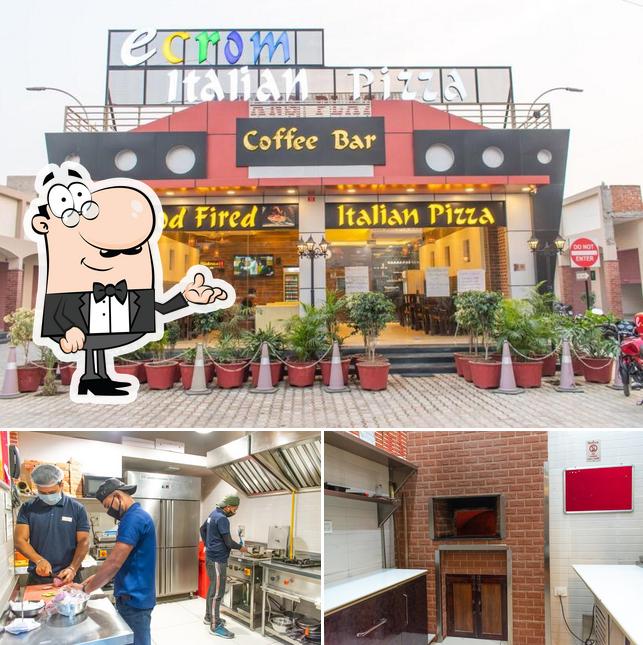 This is the photo depicting interior and exterior at Ecrom Italian Pizza & Food Court
