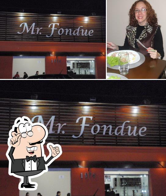 O interior do Mr Fondue Avaré