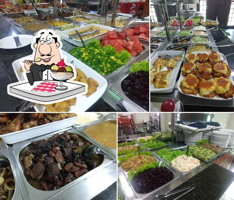 Restaurante Sabor Brasil oferece uma escolha de pratos doces