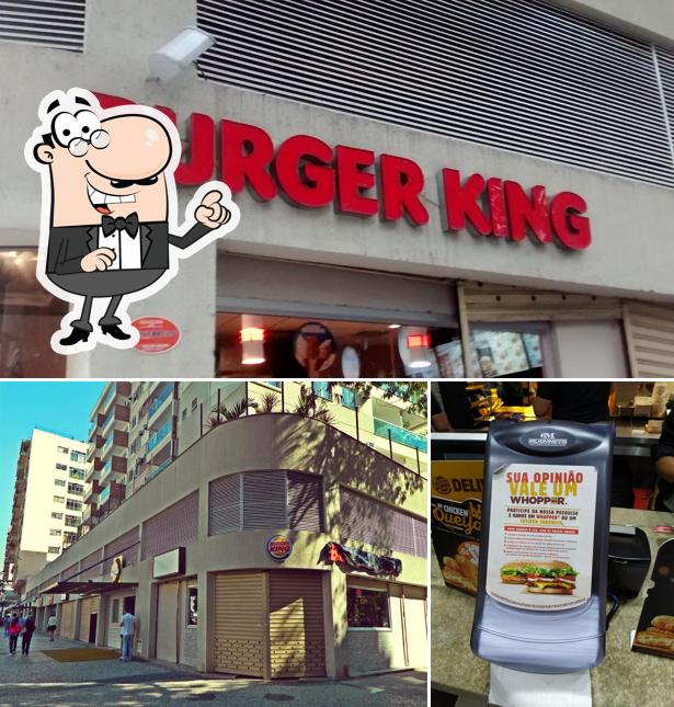 Veja imagens do exterior do Burger King