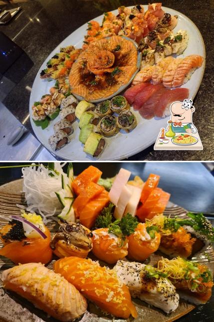 Platos en Restaurante Japonês Estação Sushi Okinawa - Granja Viana