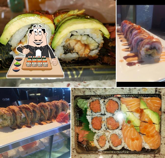 Sushi is a famous meal that originates from Japan