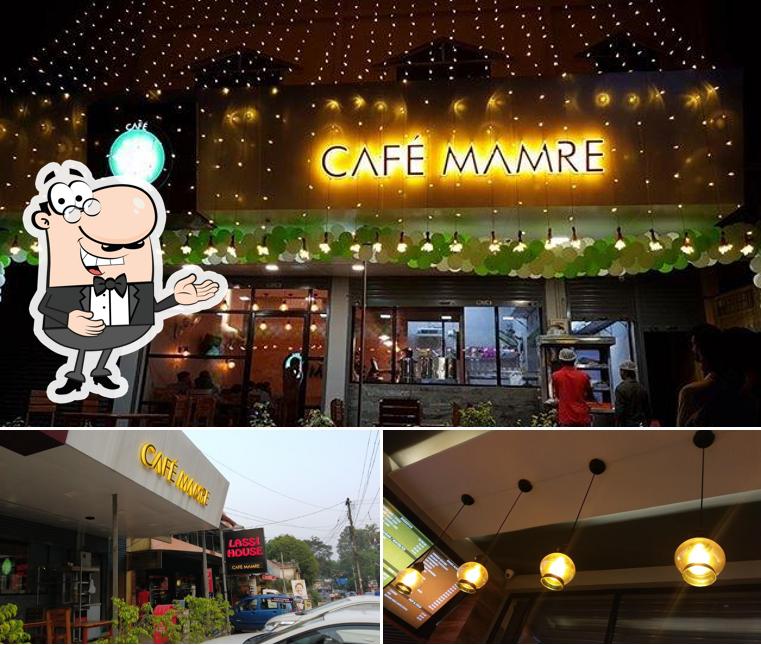 See this picture of Cafe Mamre