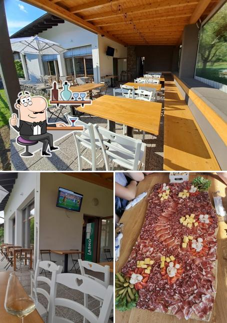 Gli interni di Okrepčevalnica Zadruga