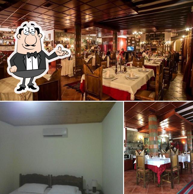 L'intérieur de Hotel & Restaurant Castle Park Berat Slow Food