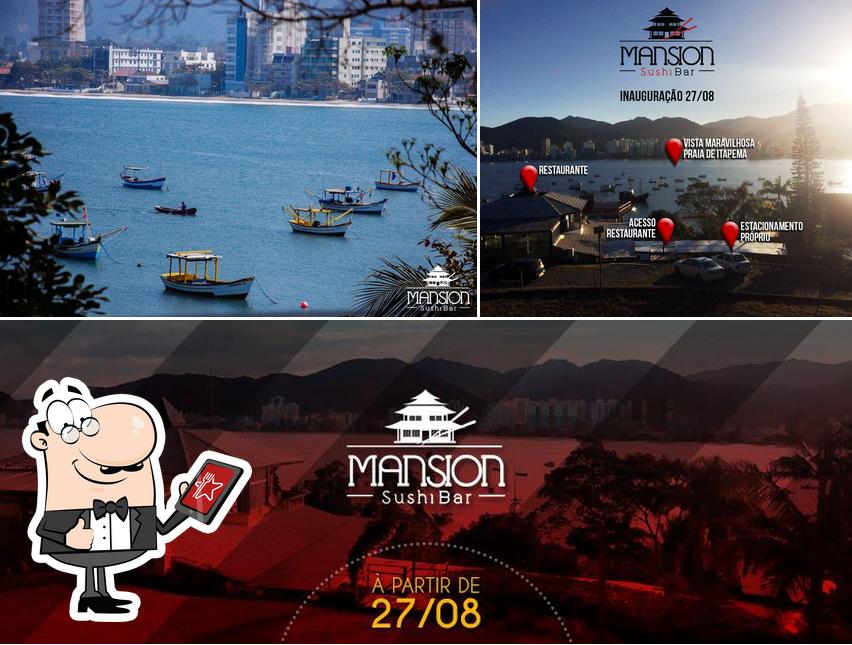 O exterior do Mansion Sushi Bar