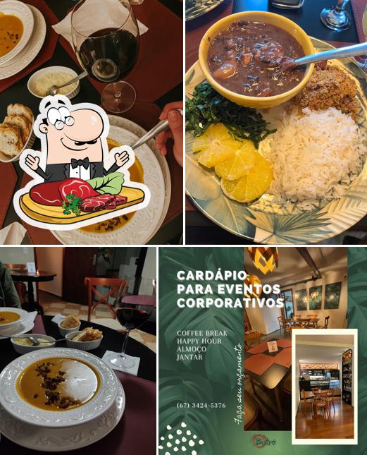 Prove refeições de carne no O Bistrô Café