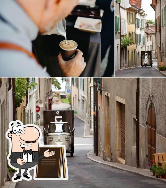 Questa è la foto che mostra la esterno e bevanda di Caffettino