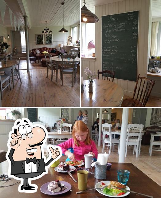 The interior of Livdtun cafe