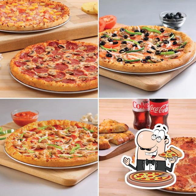 Get pizza at Domino's Pizza