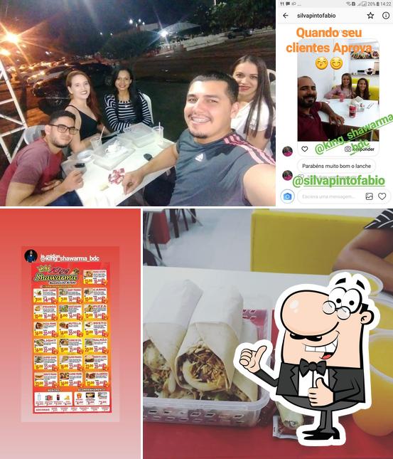 King shawarma sanduiche arabe