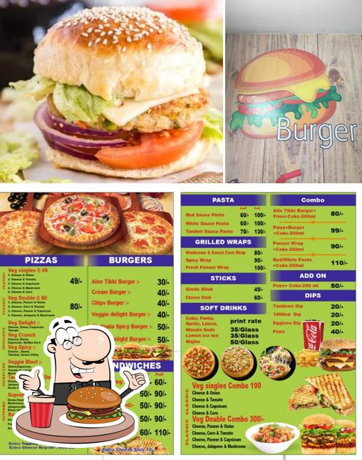 Try out a burger at Yummy bites