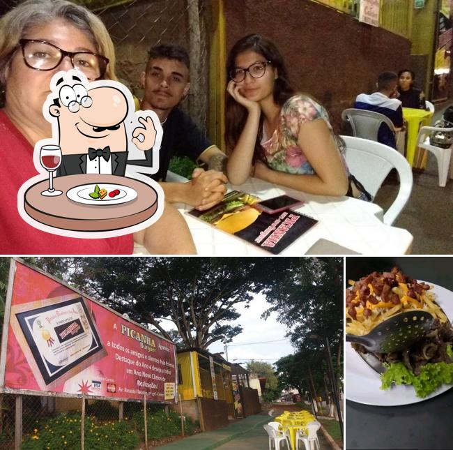 Comida em picanha burguer