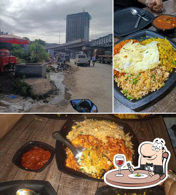The restaurant's food and exterior