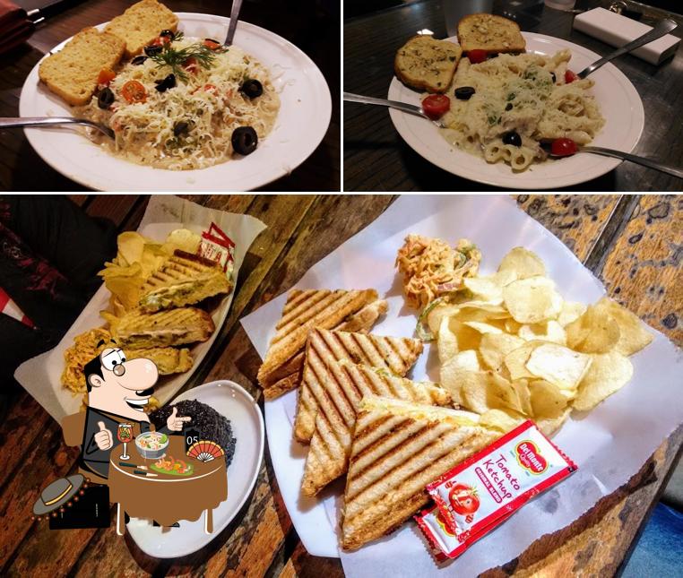 Food at New Poona Bakery