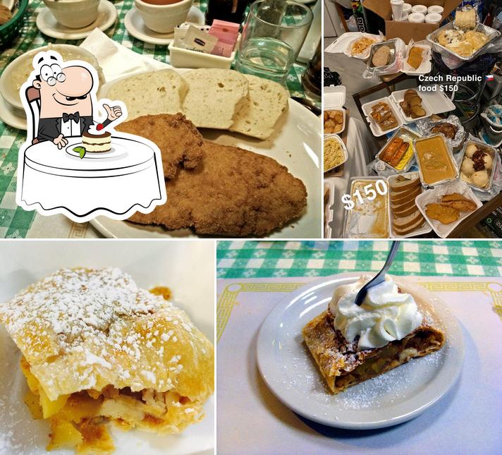 Czech Plaza Restaurant serves a selection of sweet dishes
