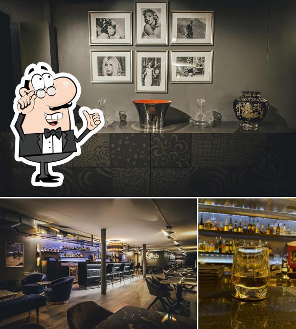 La foto di interni e bancone da bar da Le Kaiser Vin-Bar