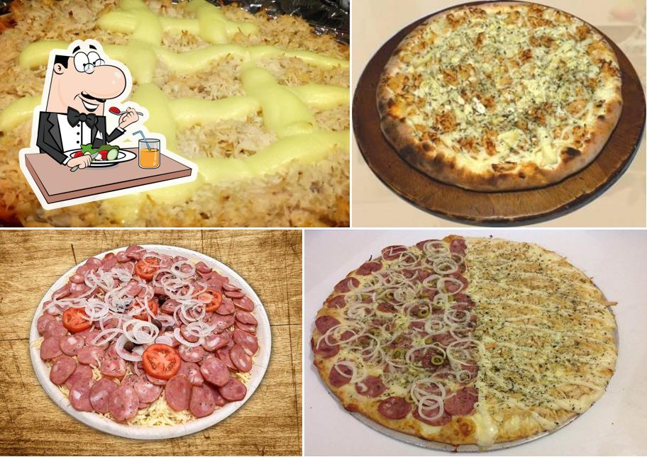 Comida em Pizza Raja