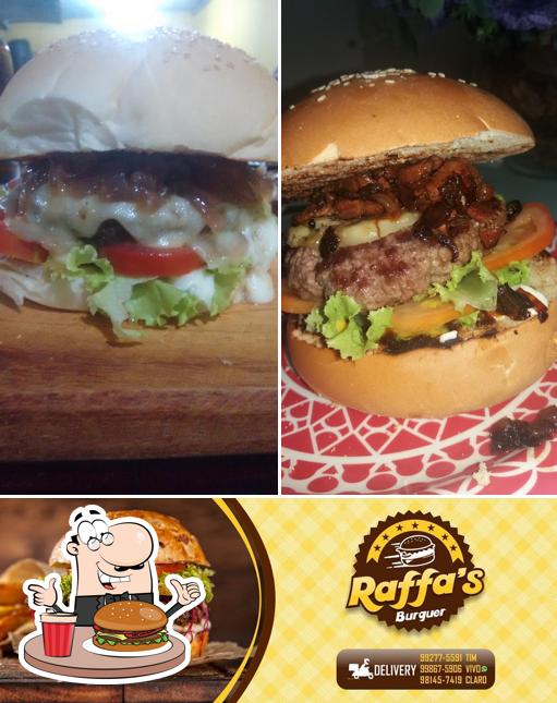 Experimente um hambúrguer no Raffa's Burguer