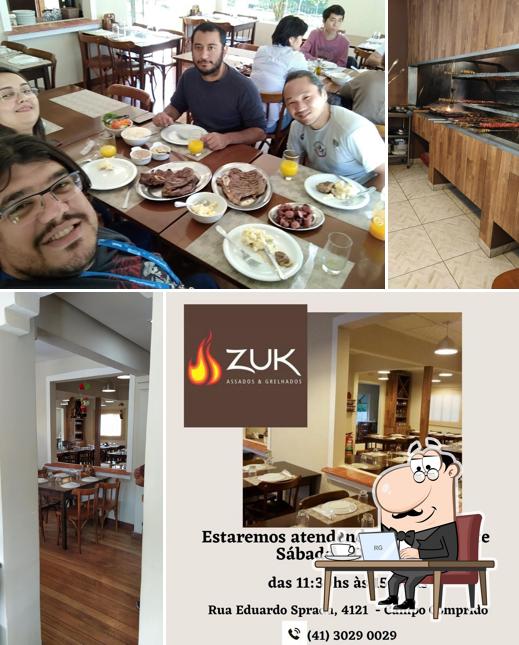 O interior do ZUK Assados