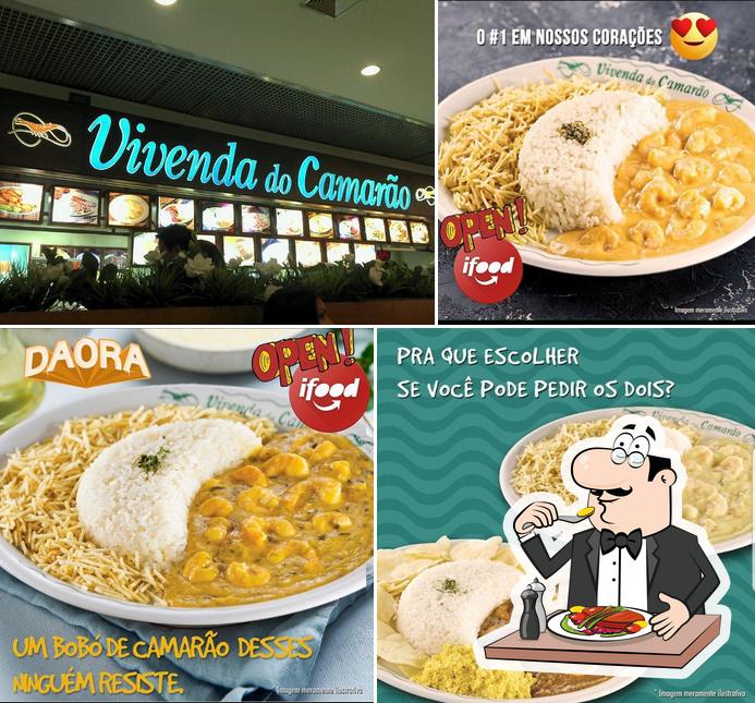 Comida em Restaurante Vivenda do Camarão