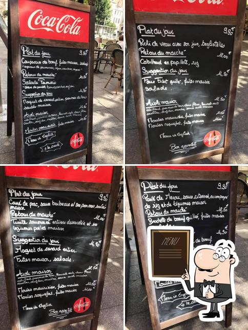 Le Pythéas offers a blackboard menu