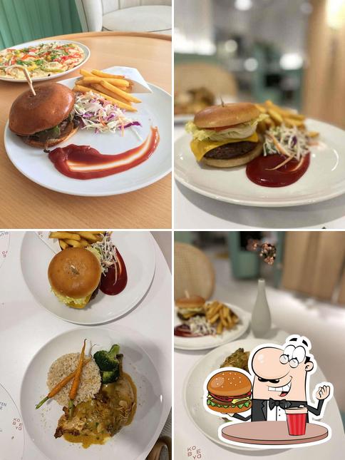 Get a burger at KOBEYa Restaurant - Gluten Free