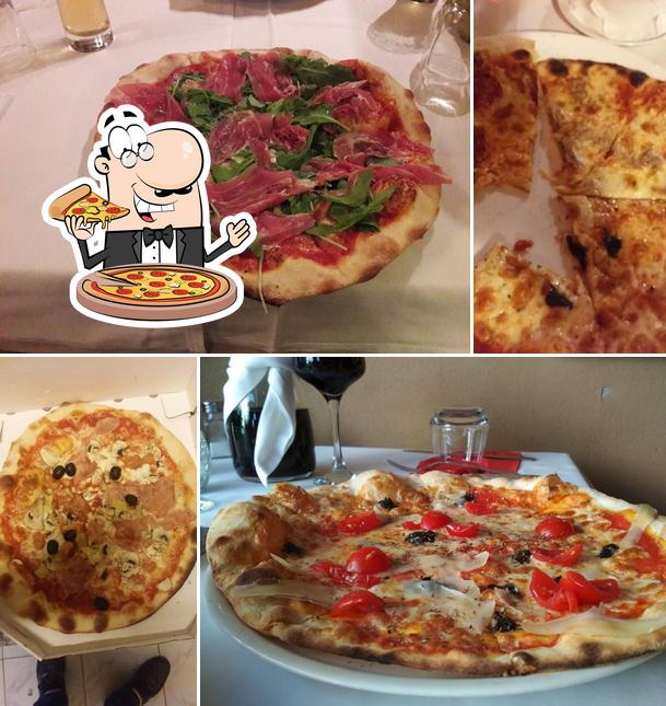 Choisissez des pizzas à La Piazzetta