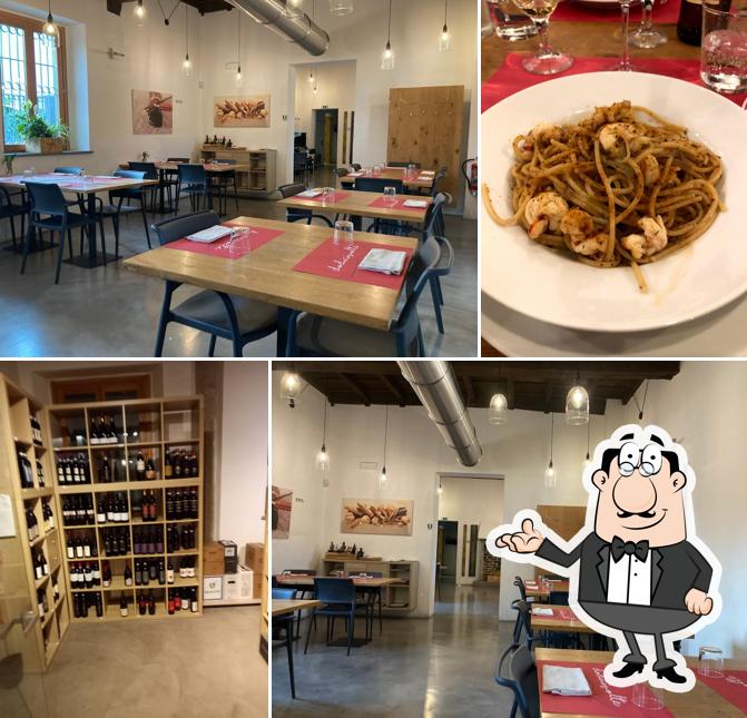 Gli interni di Dodicivolte Trattoria