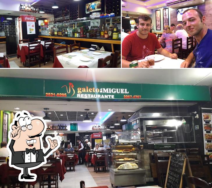 O interior do Galeto da Miguel