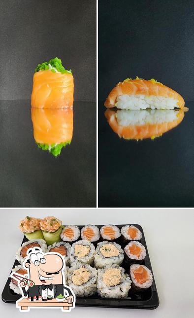 Experimente diversas opções de sushi