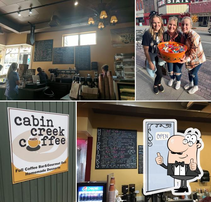 Здесь можно посмотреть изображение кафе "Cabin Creek Coffee"
