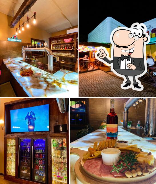 O interior do Premium Lounge