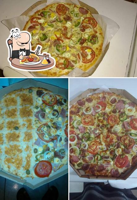 Experimente pizza no Pizzaria Do Peixe