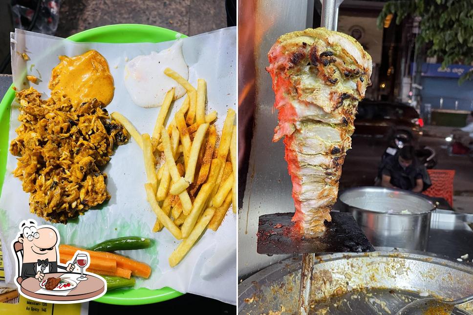 Absolute Shawarma offers meat dishes