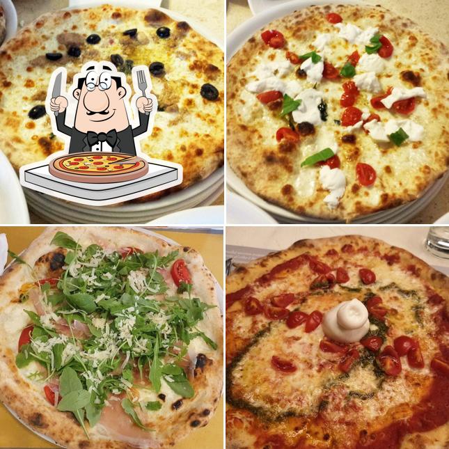 Elige una pizza en Mediterraneo Pasta Pizza e Pomodoro