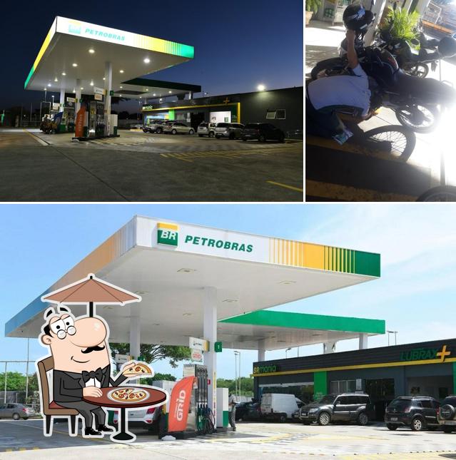 O exterior do Posto Petrobras