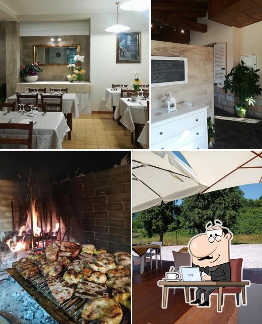 Gli interni di Trattoria Silvana da Alberto