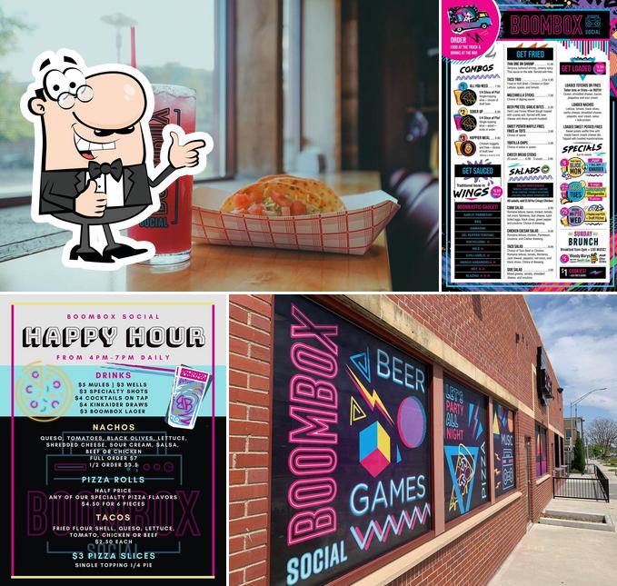 Boombox Social in Lincoln Restaurant menu and reviews