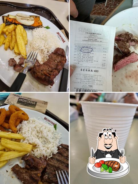 Bife em Montana Grill - Parque Dom Pedro