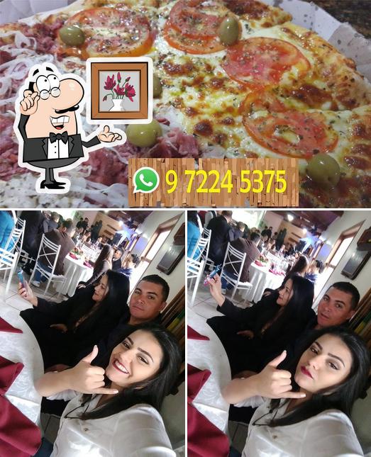 A Pizzaria Romanella se destaca pelo interior e pizza