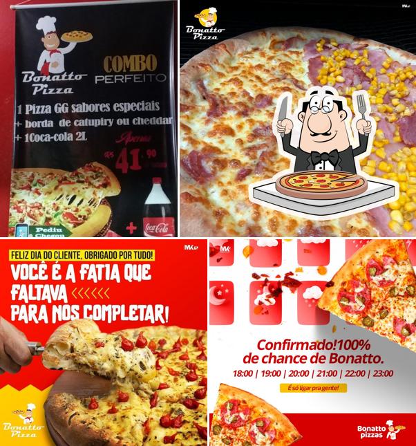 Consiga diversos estilos de pizza