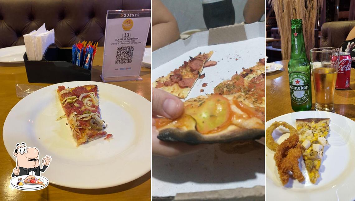 Consiga diferentes tipos de pizza