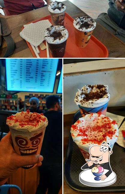 Milkshake And Co. offers a selection of desserts