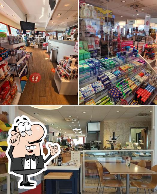 Gli interni di Autogrill Aurelia Sud