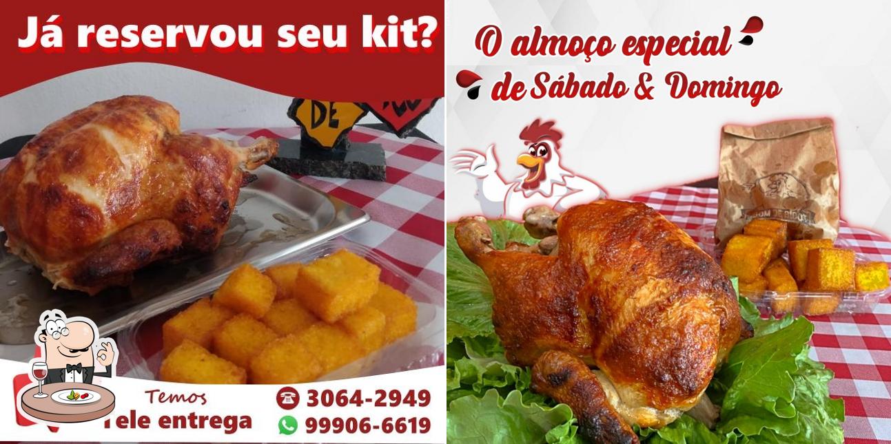 Comida em Bom de Bico Frango Assado