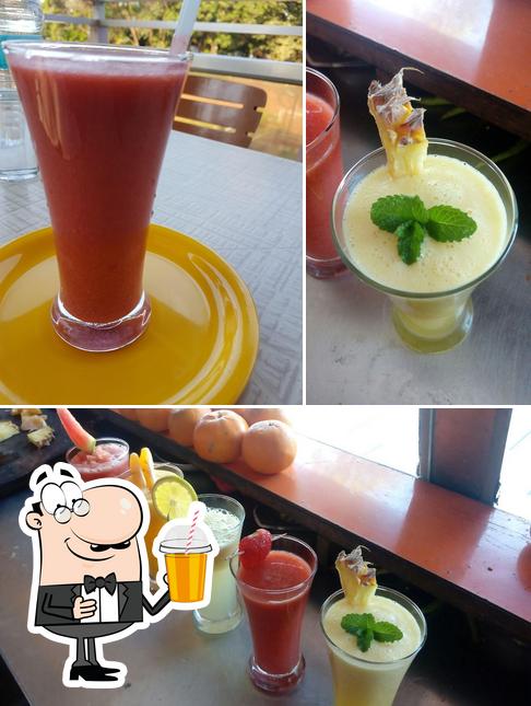 Enjoy a drink at Panorama Veg Restaurant
