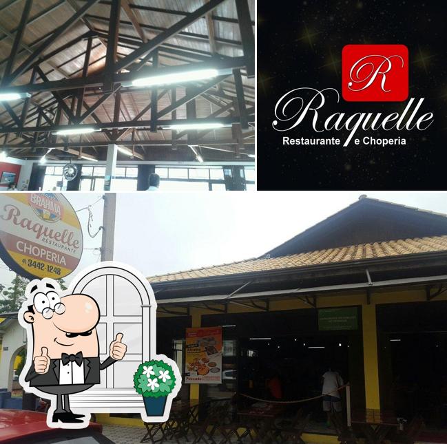 O exterior do RAQUELLE RESTAURANTE E CHOPERIA