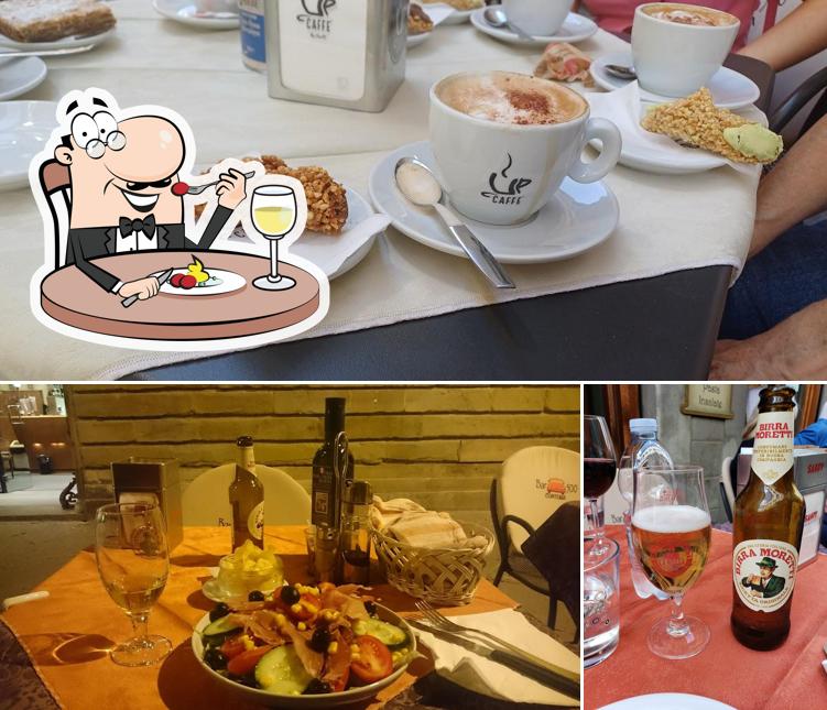 La immagine della cibo e birra di Bar 500